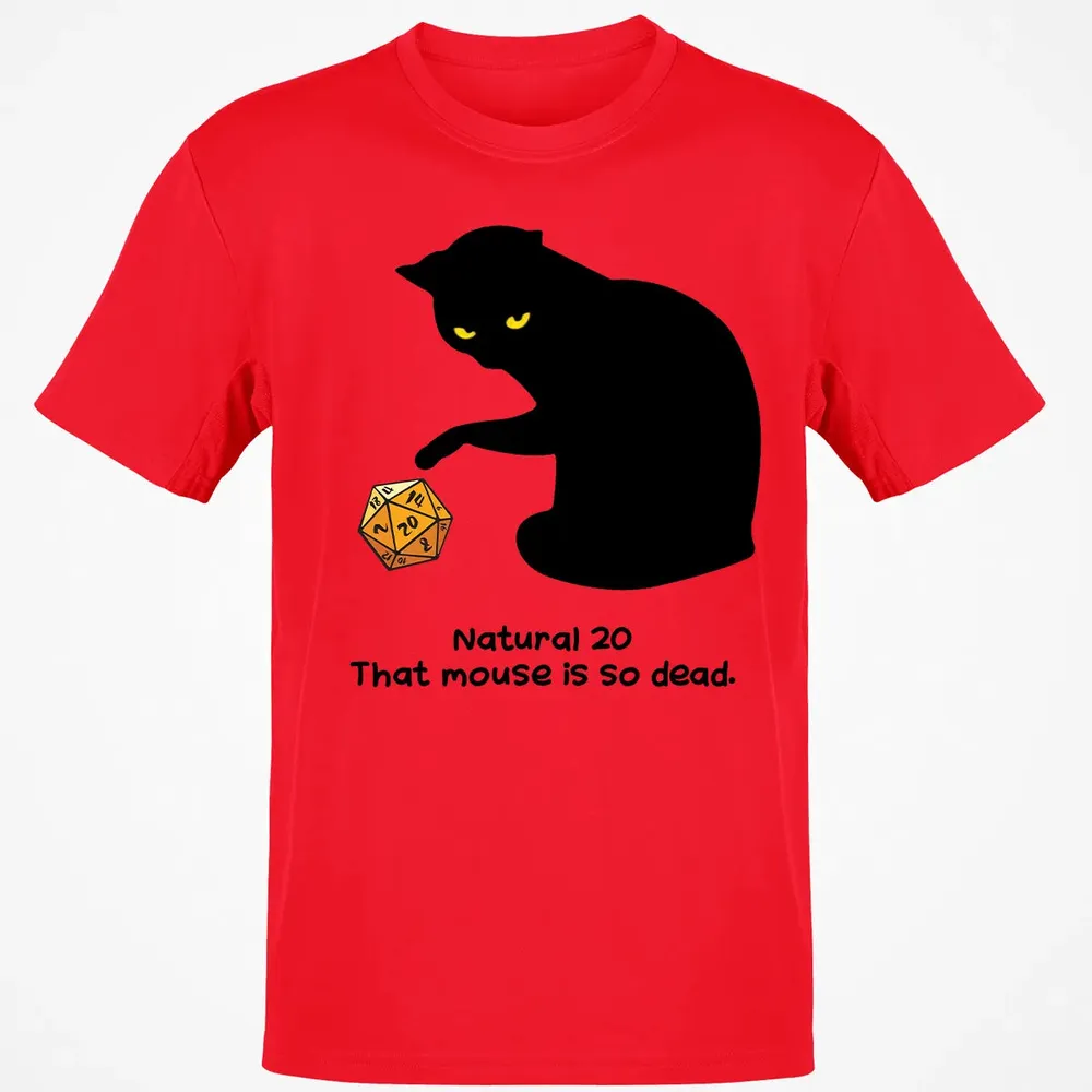 Cat Got Nat 20 Classic Unisex T-Shirt - 11
