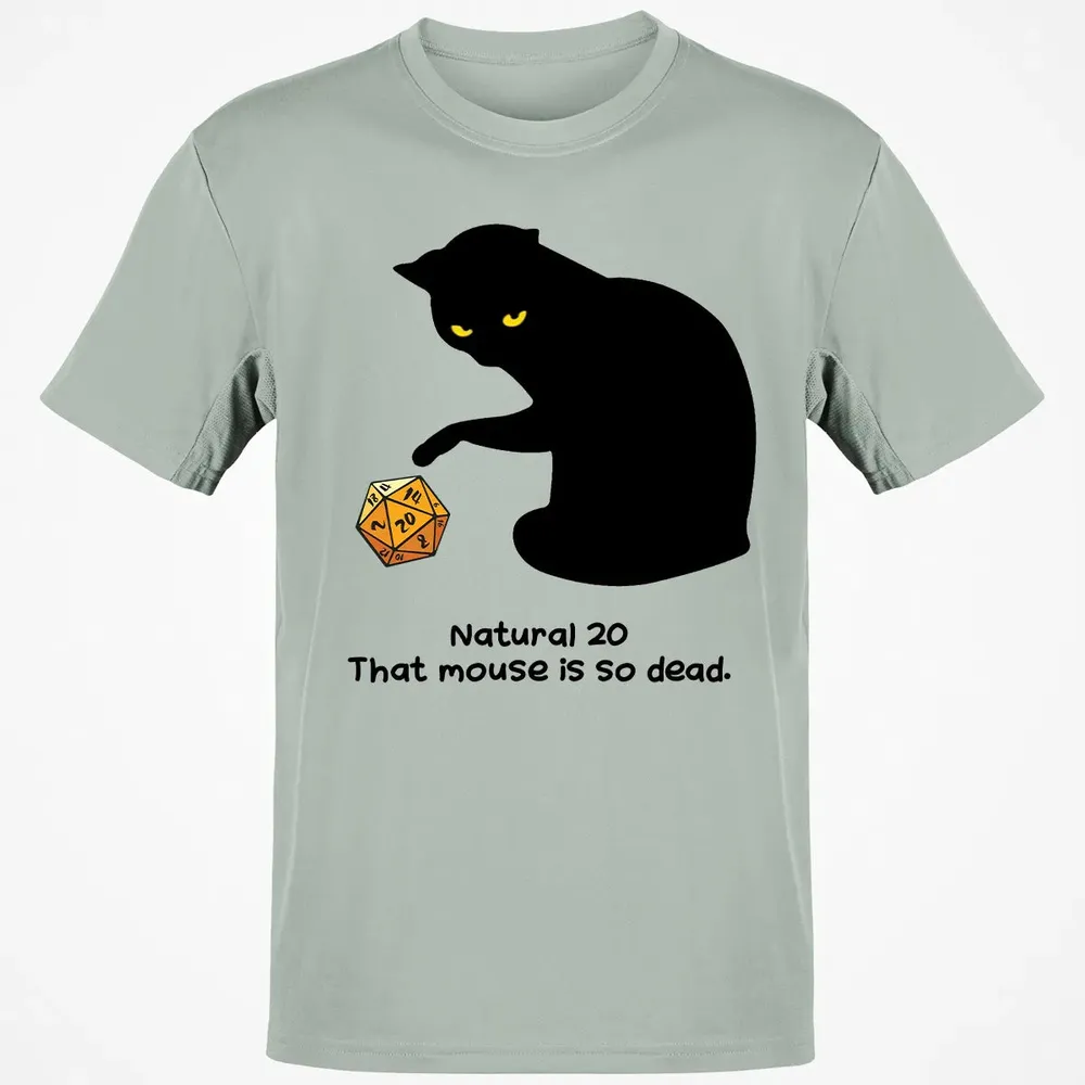 Cat Got Nat 20 Classic Unisex T-Shirt - 3
