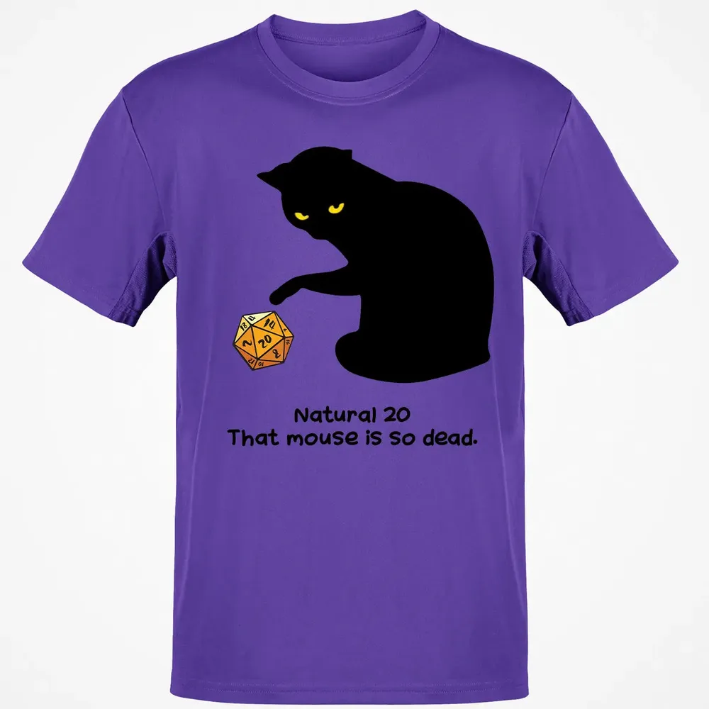 Cat Got Nat 20 Classic Unisex T-Shirt - 10
