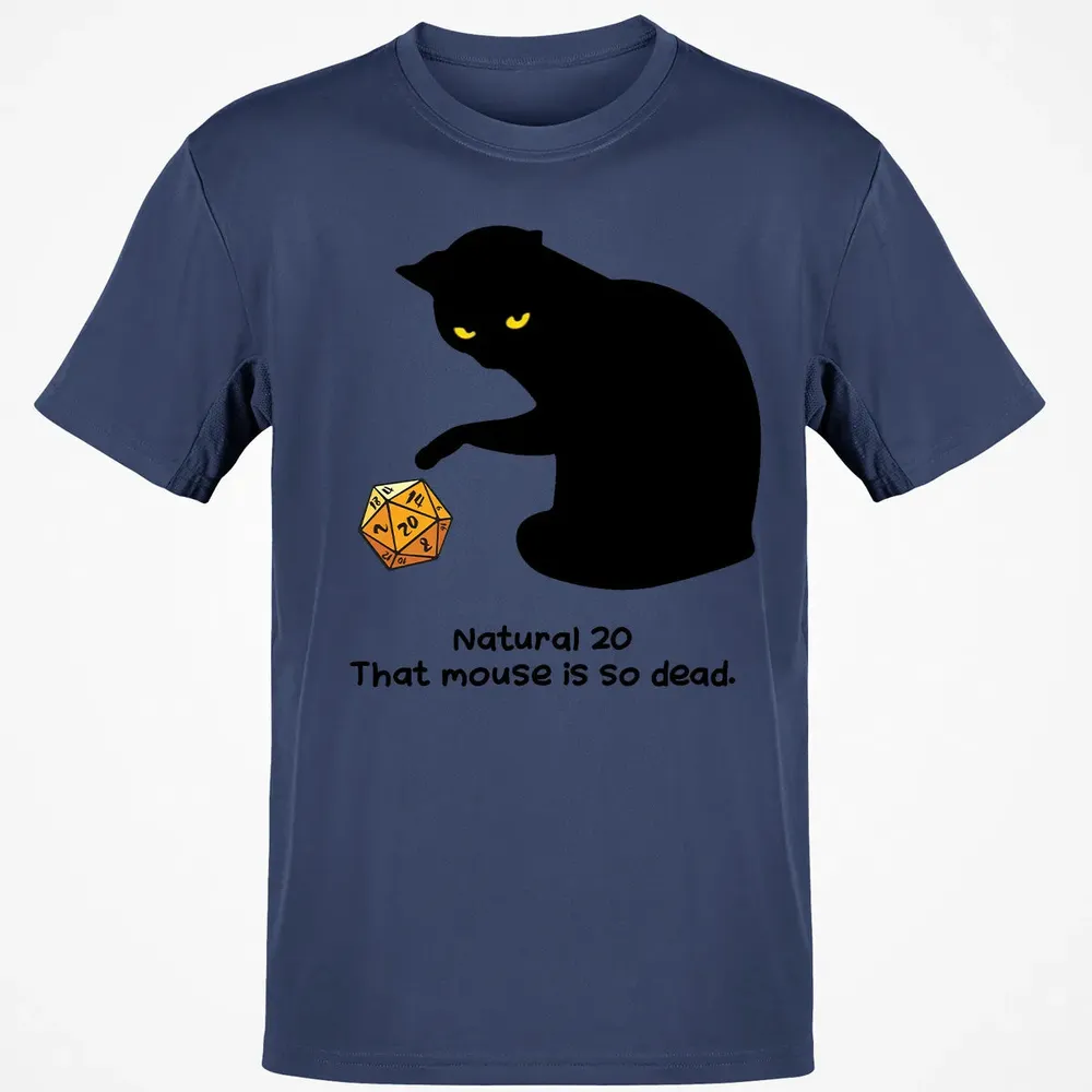 Cat Got Nat 20 Classic Unisex T-Shirt - 8