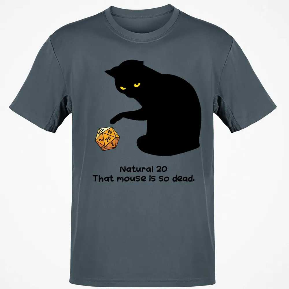 Cat Got Nat 20 Classic Unisex T-Shirt - 4