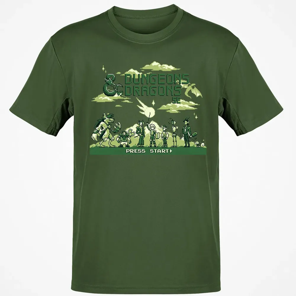 DND 8Bit Classic Unisex T-Shirt - 7
