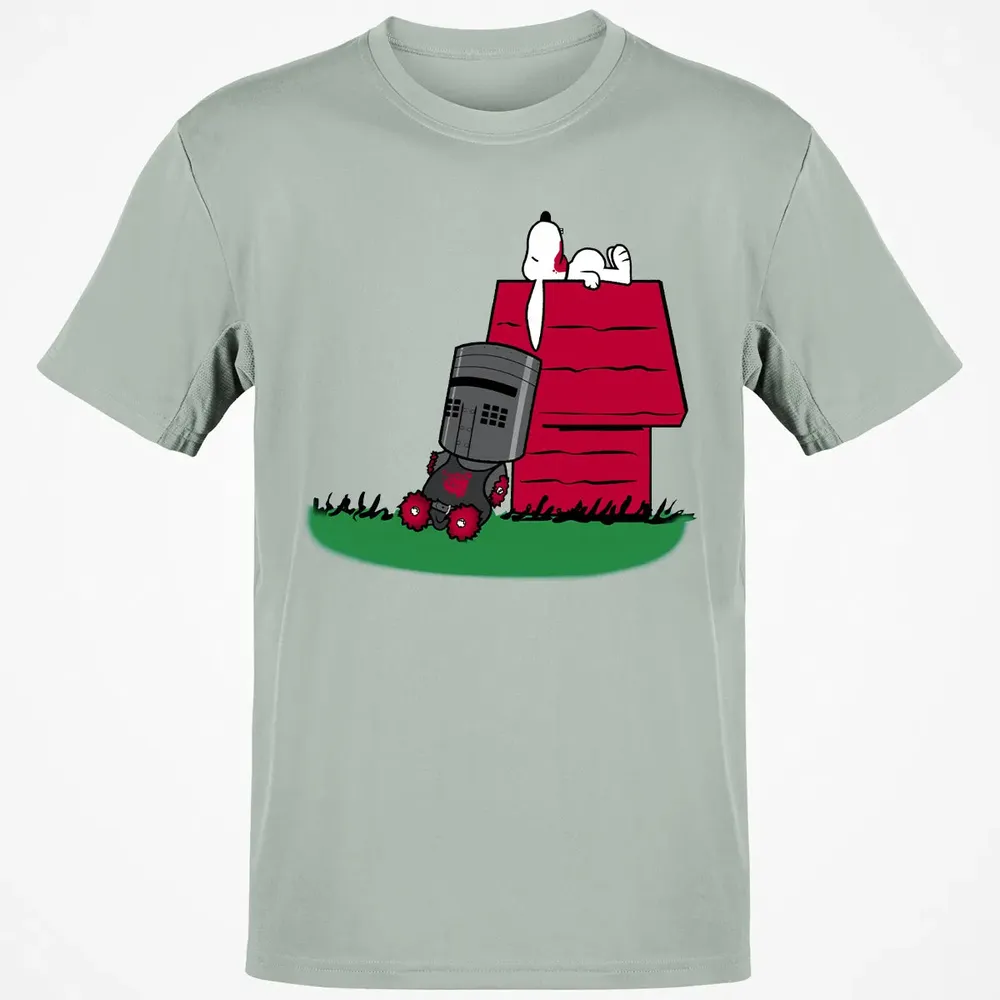 Knight and Dog Classic Unisex T-Shirt - 3