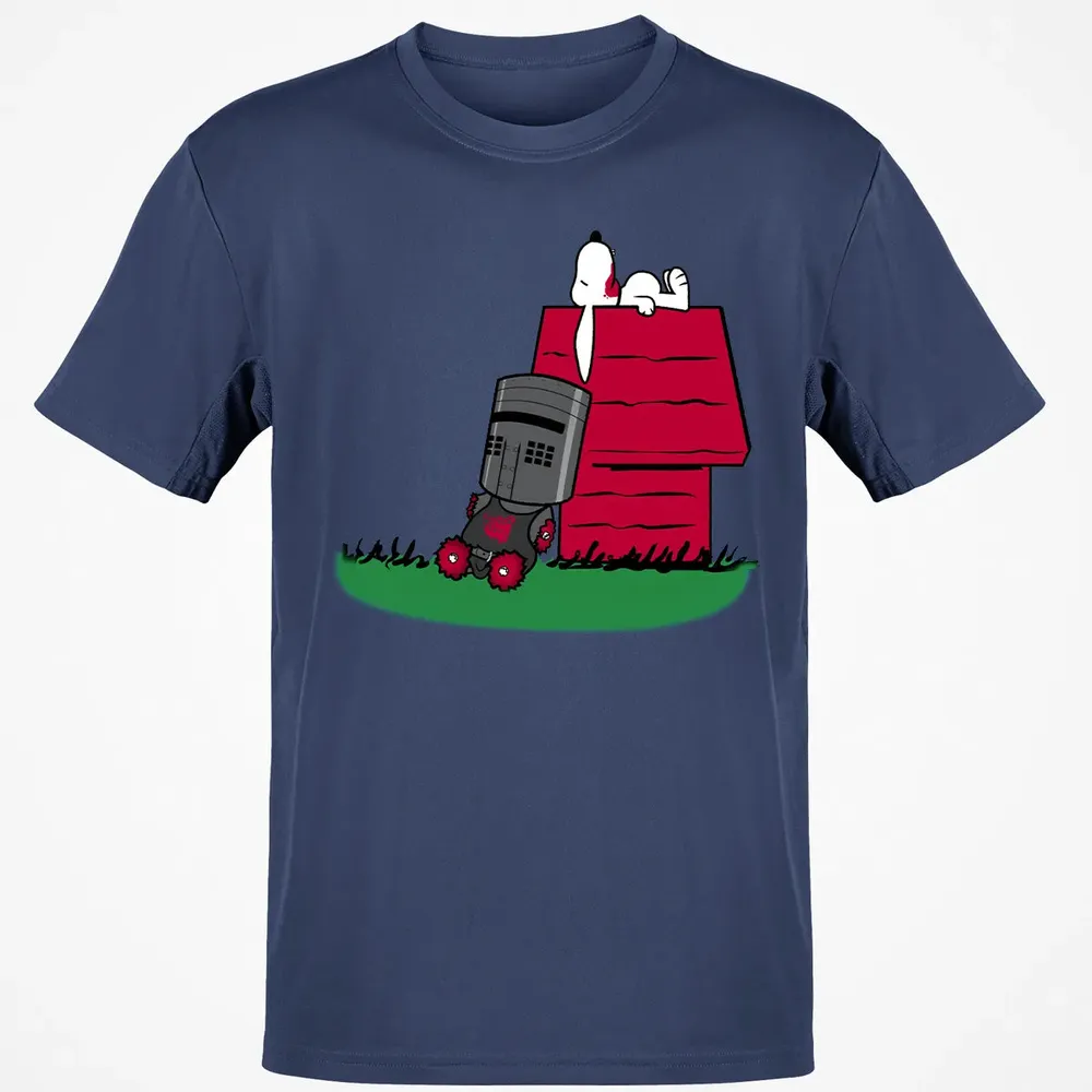 Knight and Dog Classic Unisex T-Shirt - 8