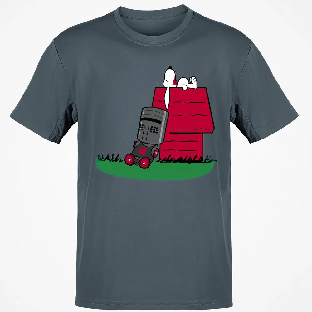 Knight and Dog Classic Unisex T-Shirt - 4