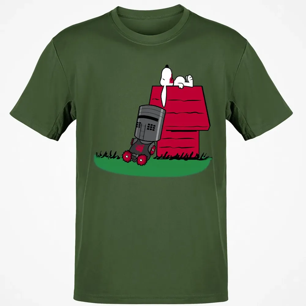 Knight and Dog Classic Unisex T-Shirt - 7