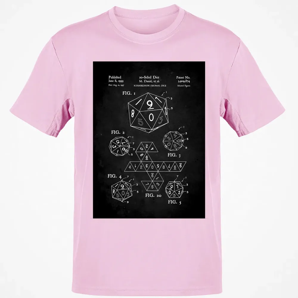 20-Sided Dice Poster Classic Unisex T-Shirt - 6