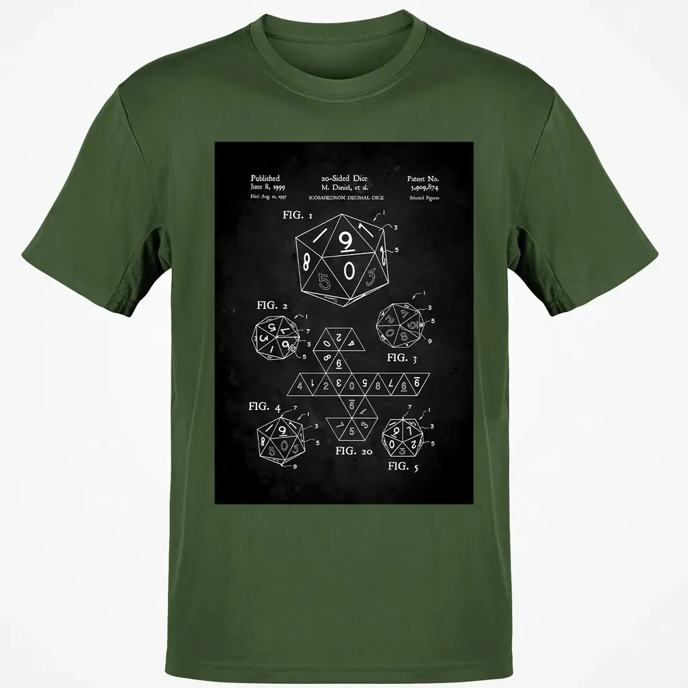 20-Sided Dice Poster Classic Unisex T-Shirt - 7