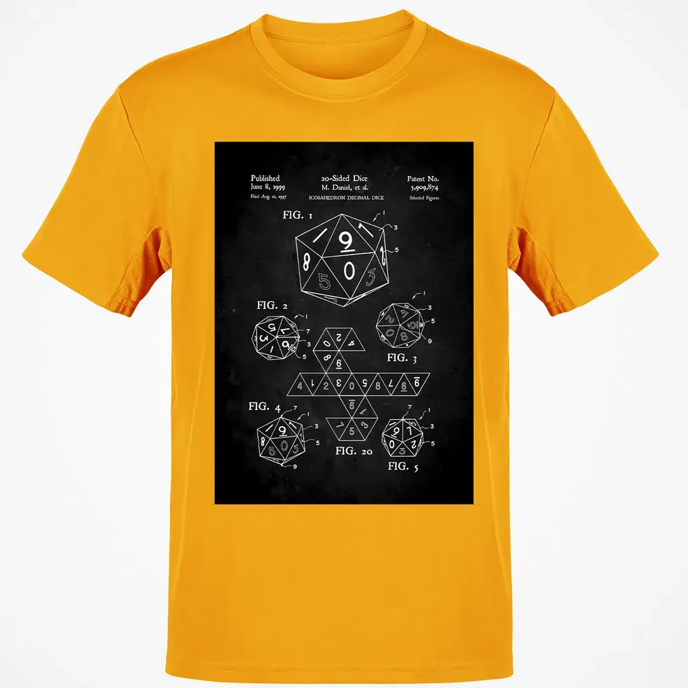 20-Sided Dice Poster Classic Unisex T-Shirt - 5