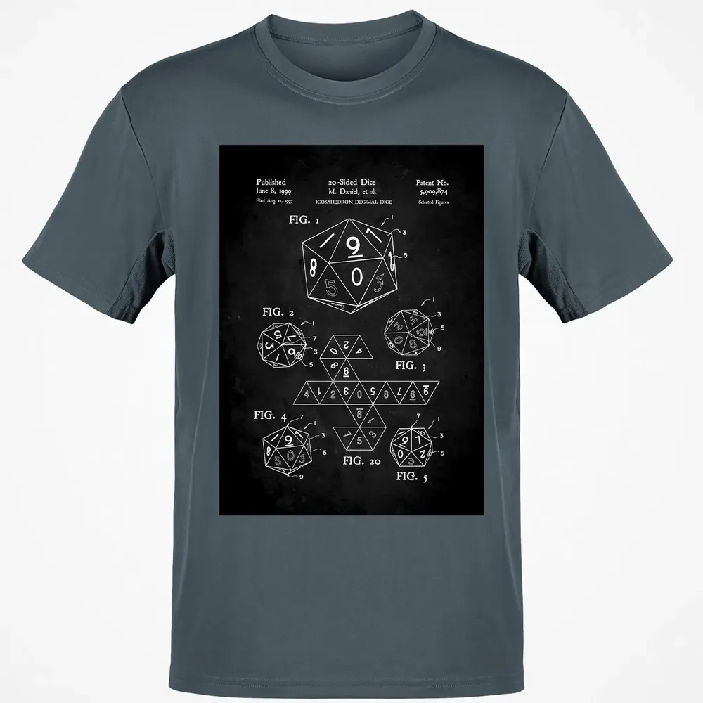 20-Sided Dice Poster Classic Unisex T-Shirt - 4