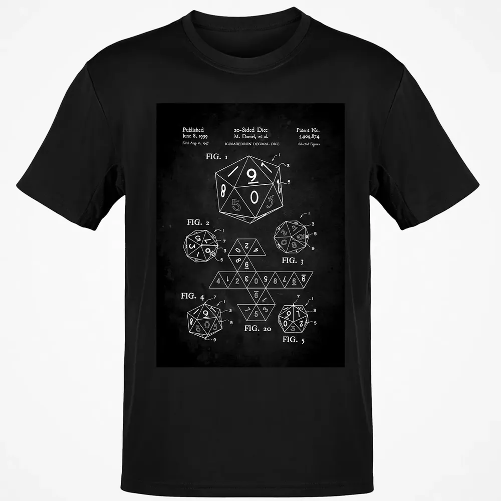 20-Sided Dice Poster Classic Unisex T-Shirt - 2