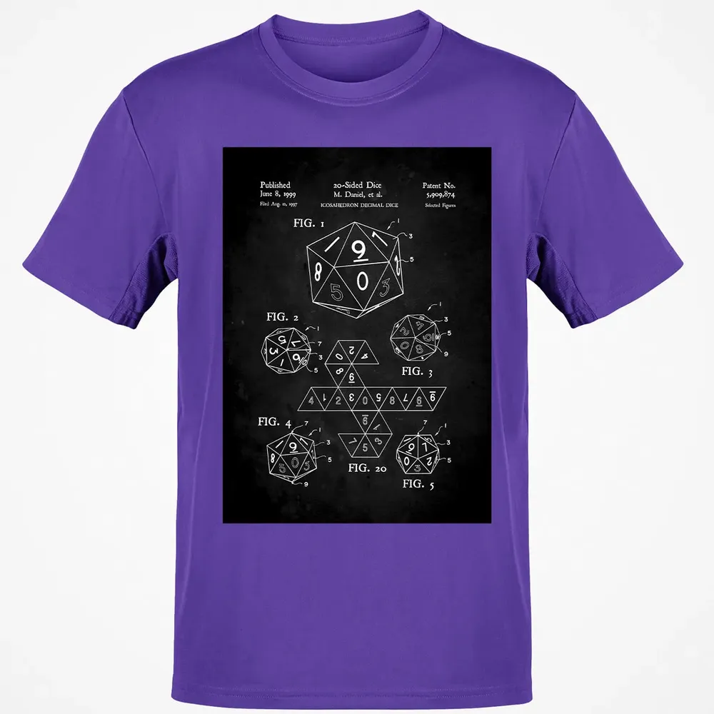 20-Sided Dice Poster Classic Unisex T-Shirt - 10