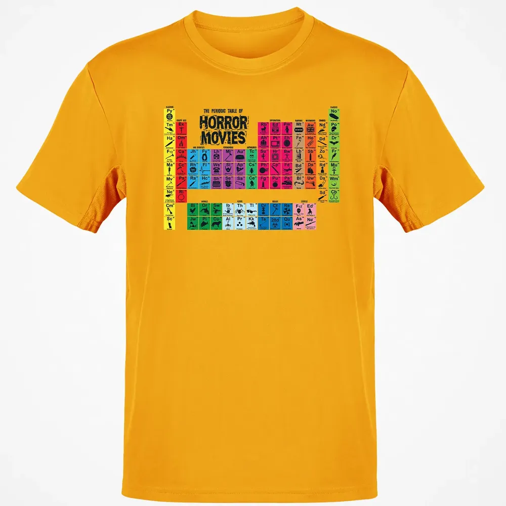 The Periodic Table Of Horror Movies Classic Unisex T-Shirt - 5