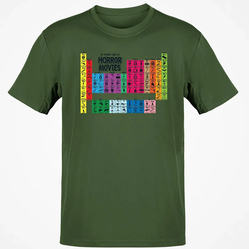 The Periodic Table Of Horror Movies Classic Unisex T-Shirt - 7
