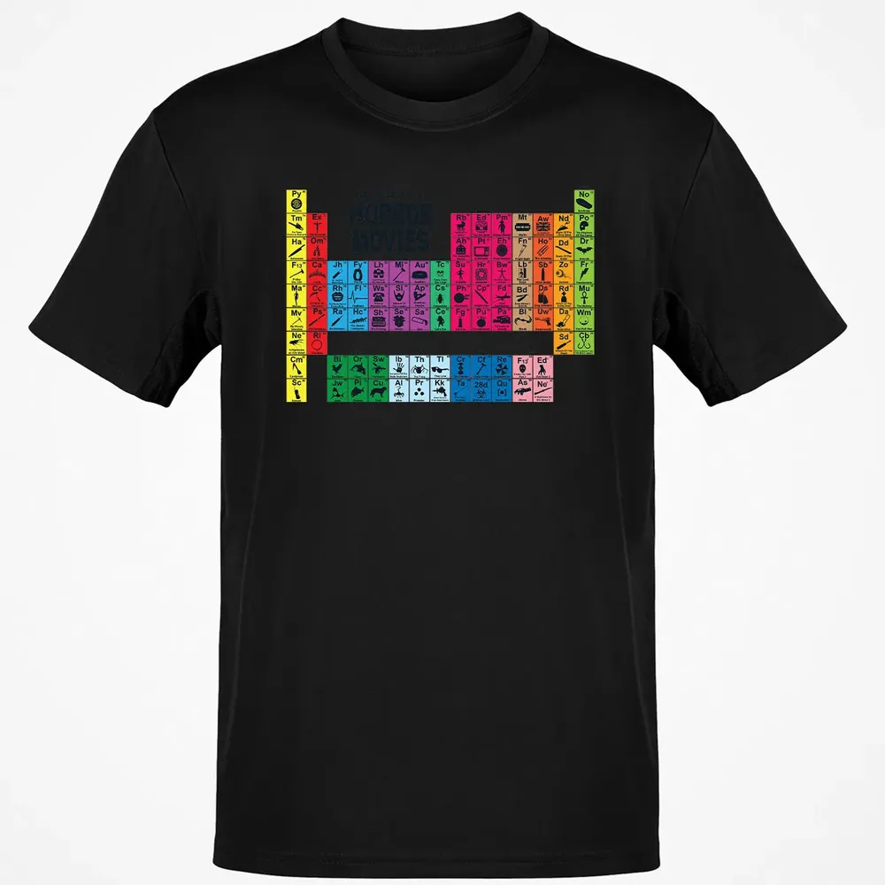 The Periodic Table Of Horror Movies Classic Unisex T-Shirt - 2
