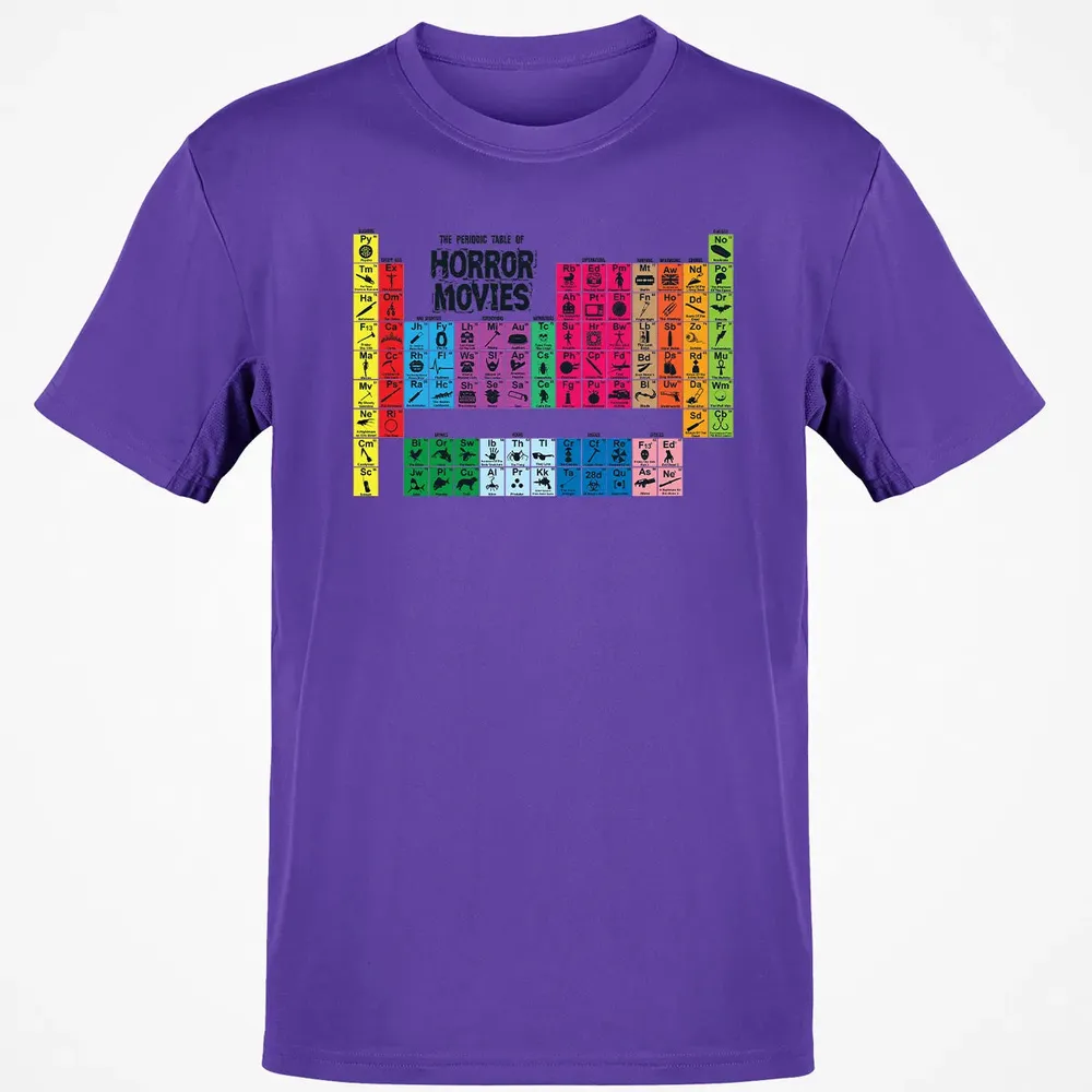 The Periodic Table Of Horror Movies Classic Unisex T-Shirt - 10