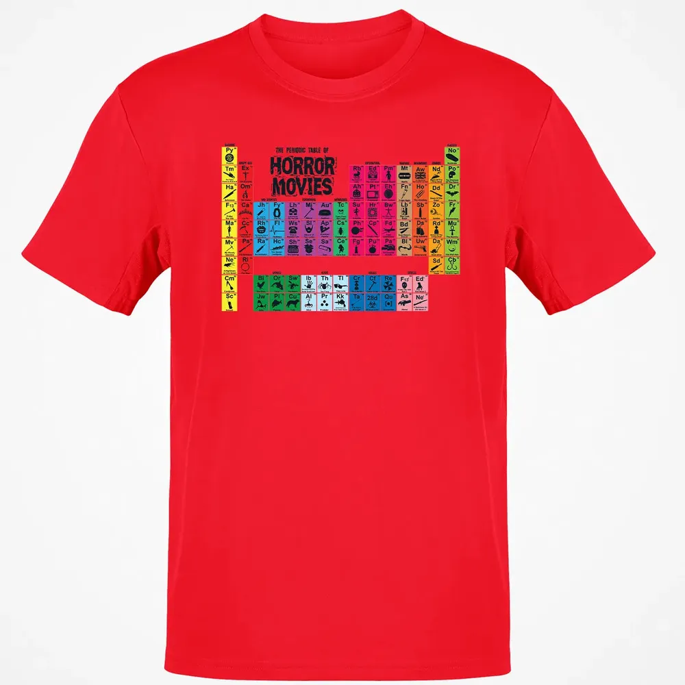 The Periodic Table Of Horror Movies Classic Unisex T-Shirt - 11