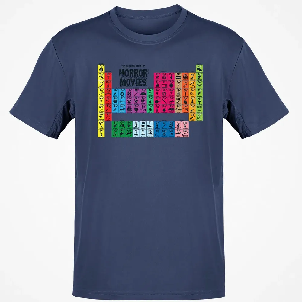 The Periodic Table Of Horror Movies Classic Unisex T-Shirt - 8