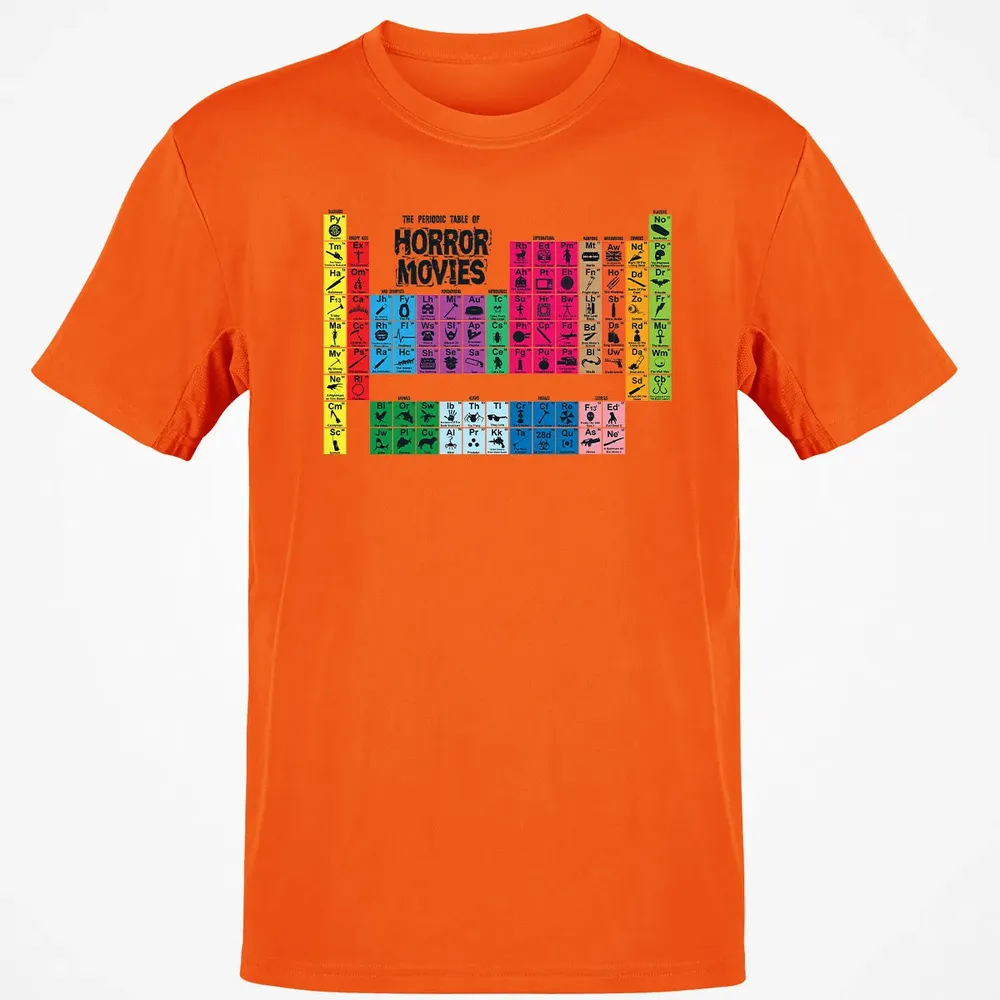 The Periodic Table Of Horror Movies Classic Unisex T-Shirt - 9