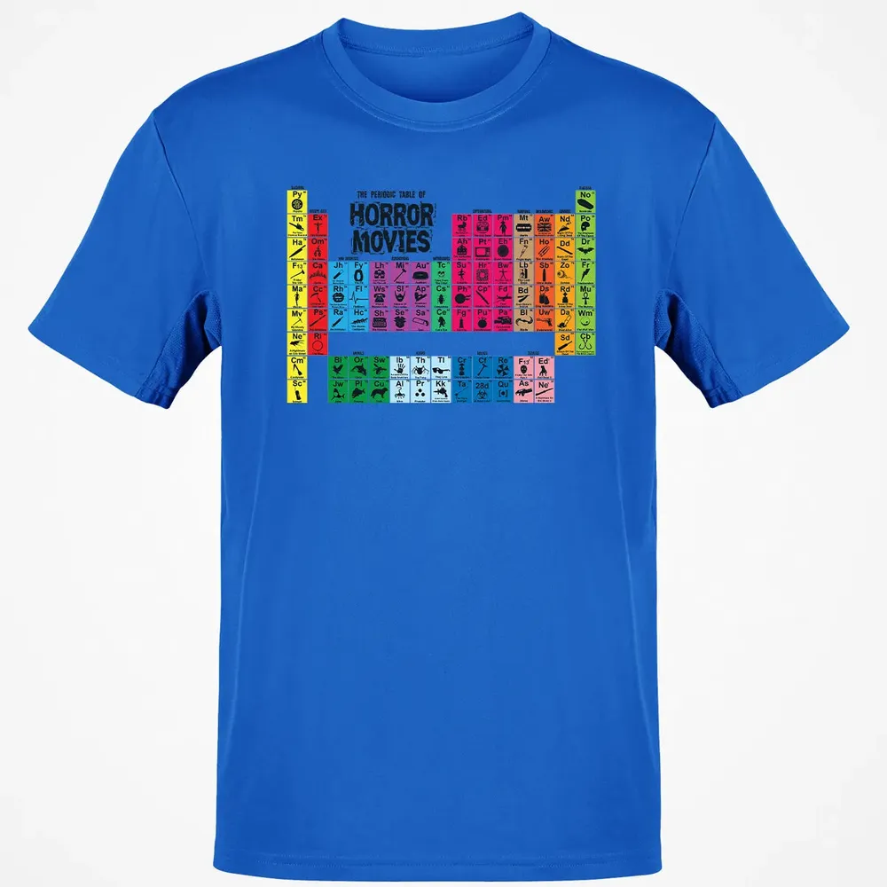 The Periodic Table Of Horror Movies Classic Unisex T-Shirt - 12