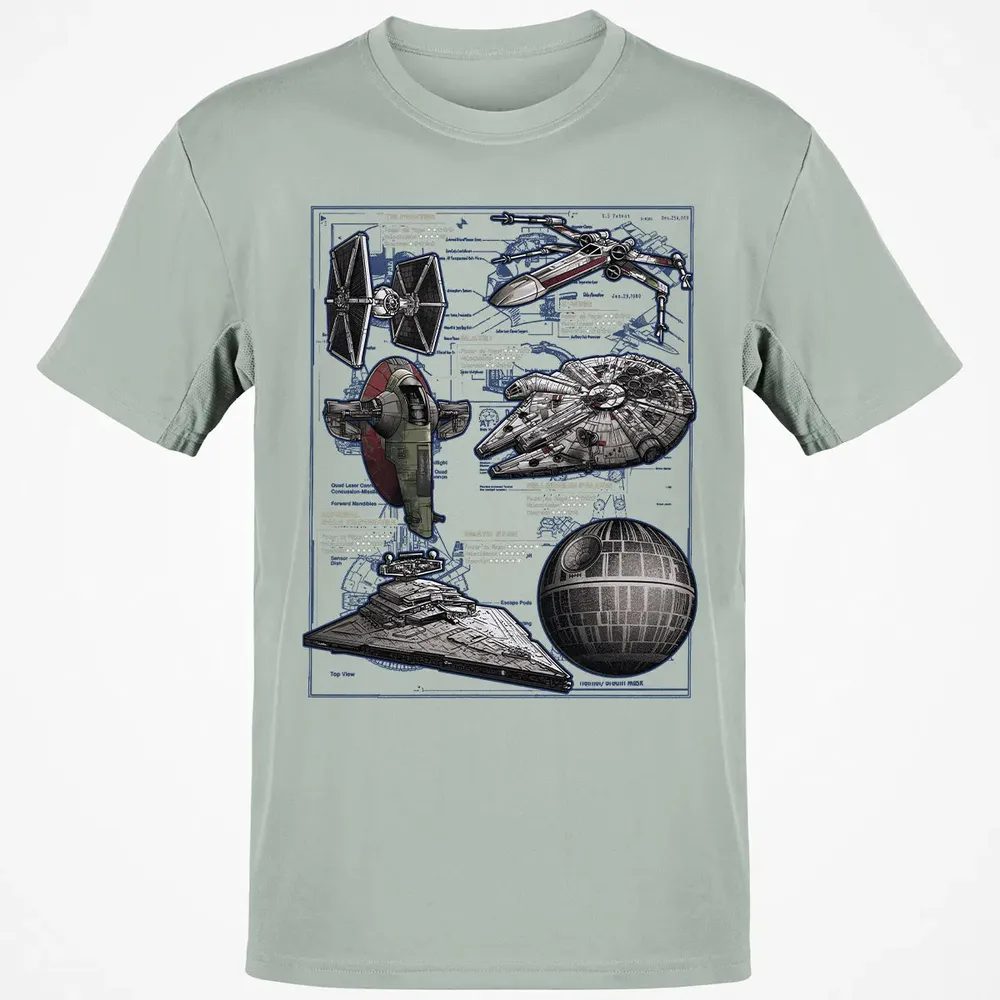 Spaceship Classic Unisex T-Shirt - 3