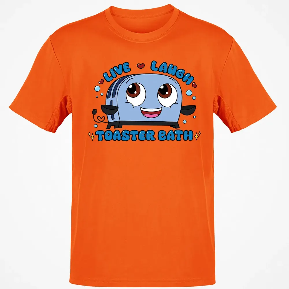 Live Laugh Toaster Bath Classic Unisex T-Shirt - 9