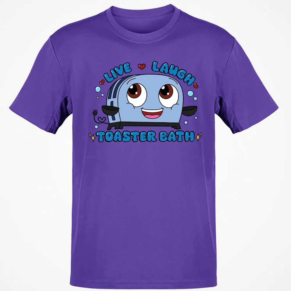 Live Laugh Toaster Bath Classic Unisex T-Shirt - 10