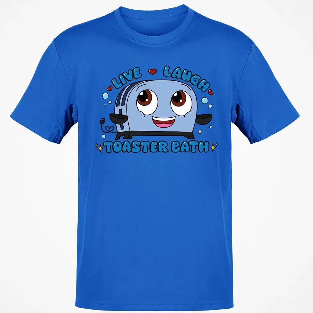 Live Laugh Toaster Bath Classic Unisex T-Shirt - 12