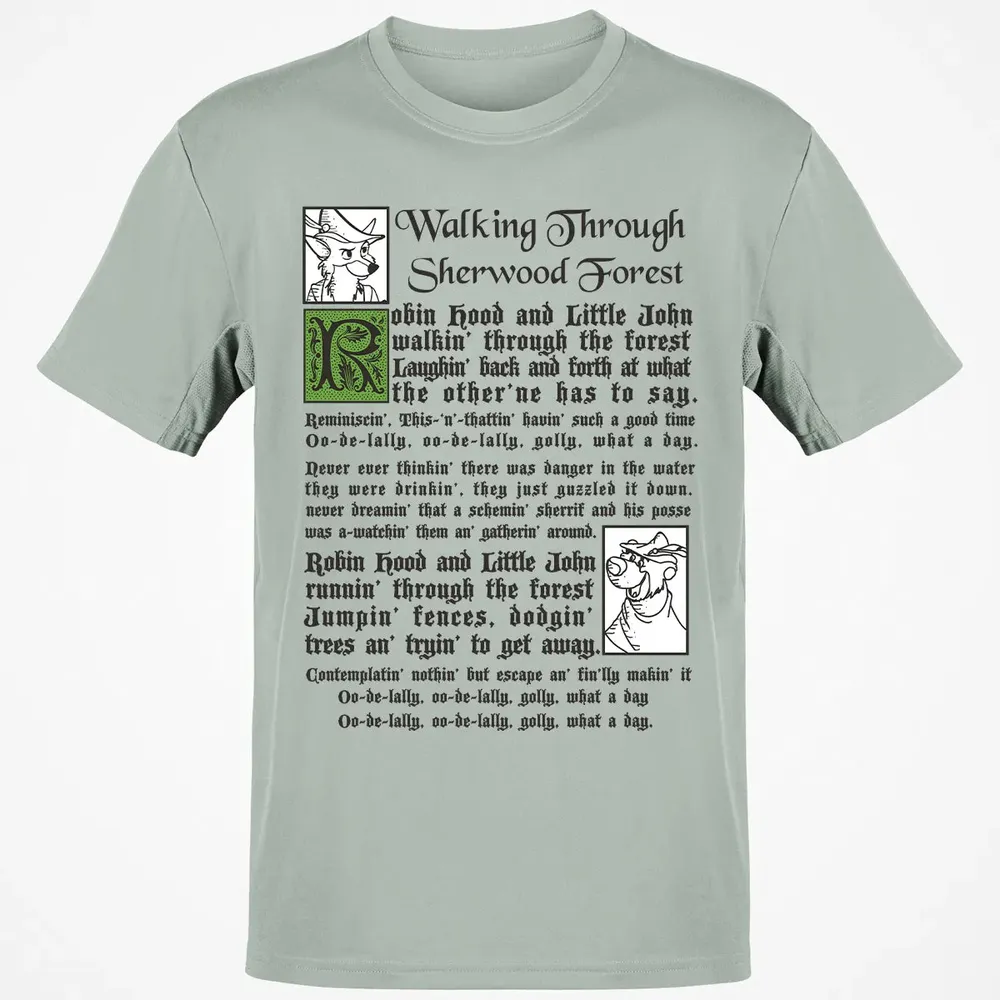 Walking Through Sherwood Forest Classic Unisex T-Shirt - 3
