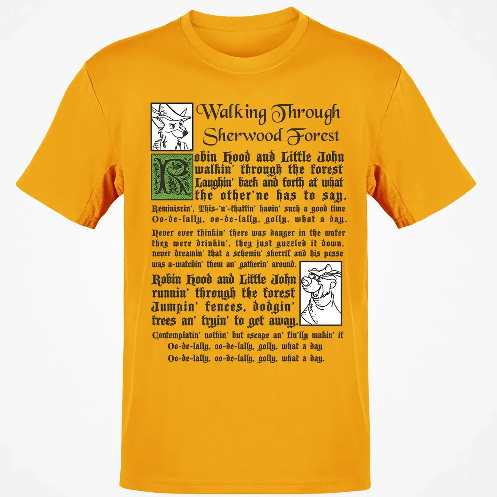 Walking Through Sherwood Forest Classic Unisex T-Shirt - 5