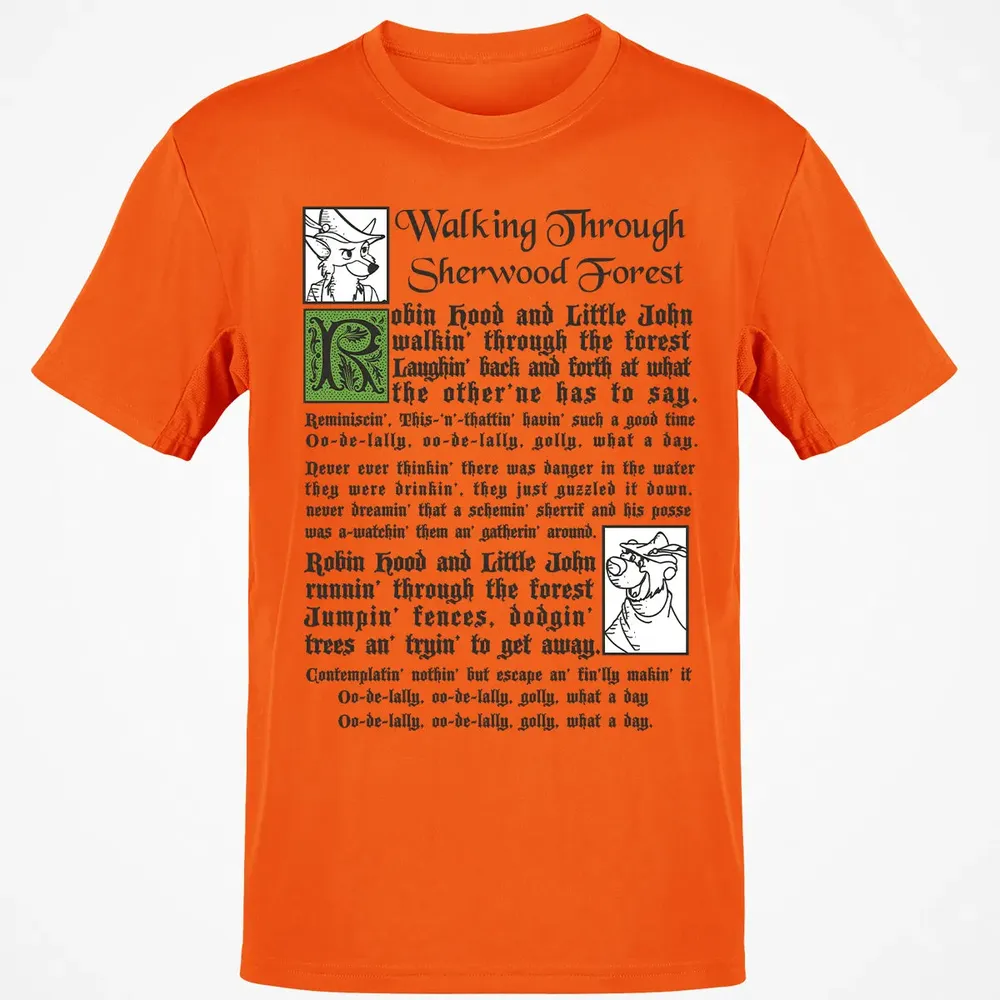 Walking Through Sherwood Forest Classic Unisex T-Shirt - 9