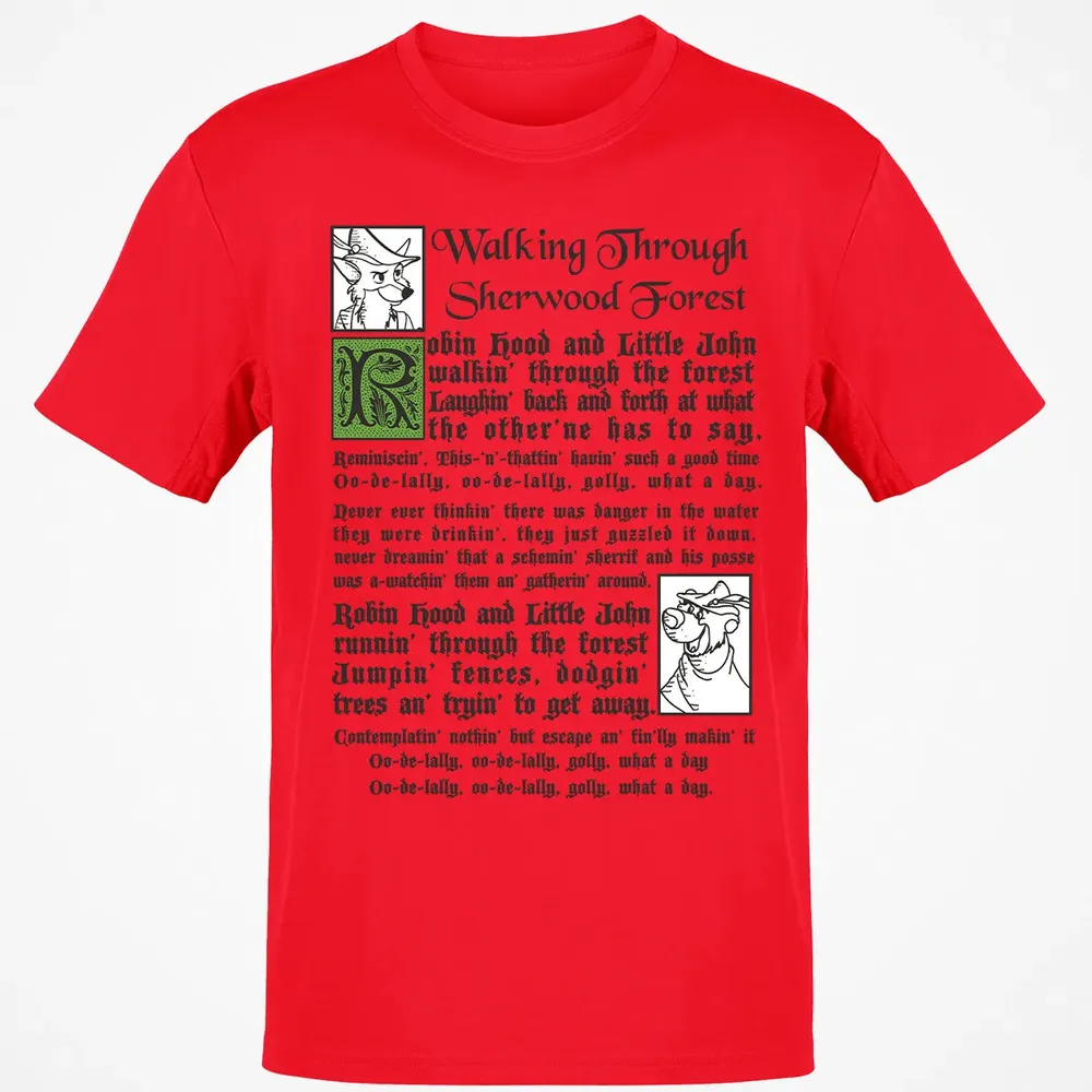 Walking Through Sherwood Forest Classic Unisex T-Shirt - 11