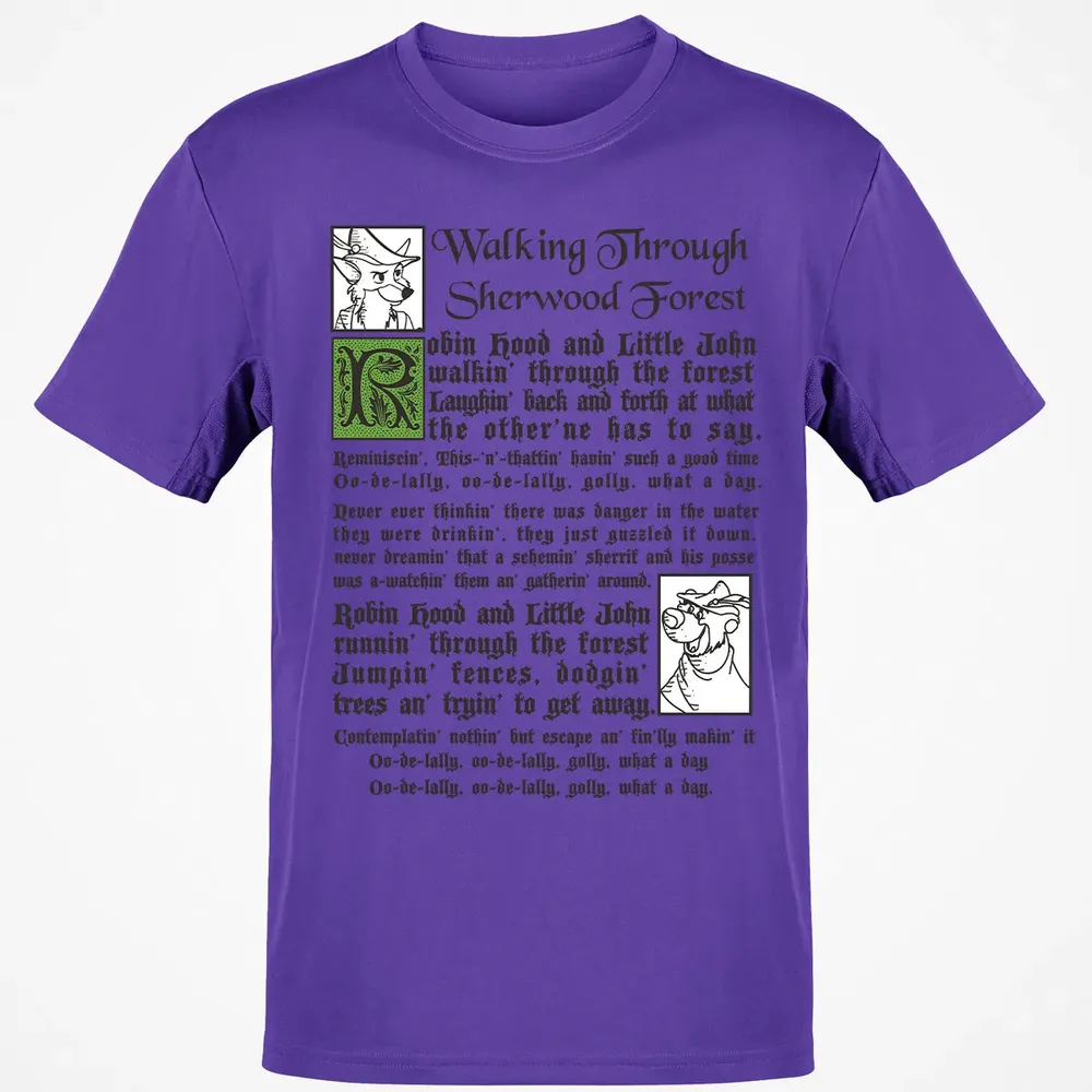 Walking Through Sherwood Forest Classic Unisex T-Shirt - 10