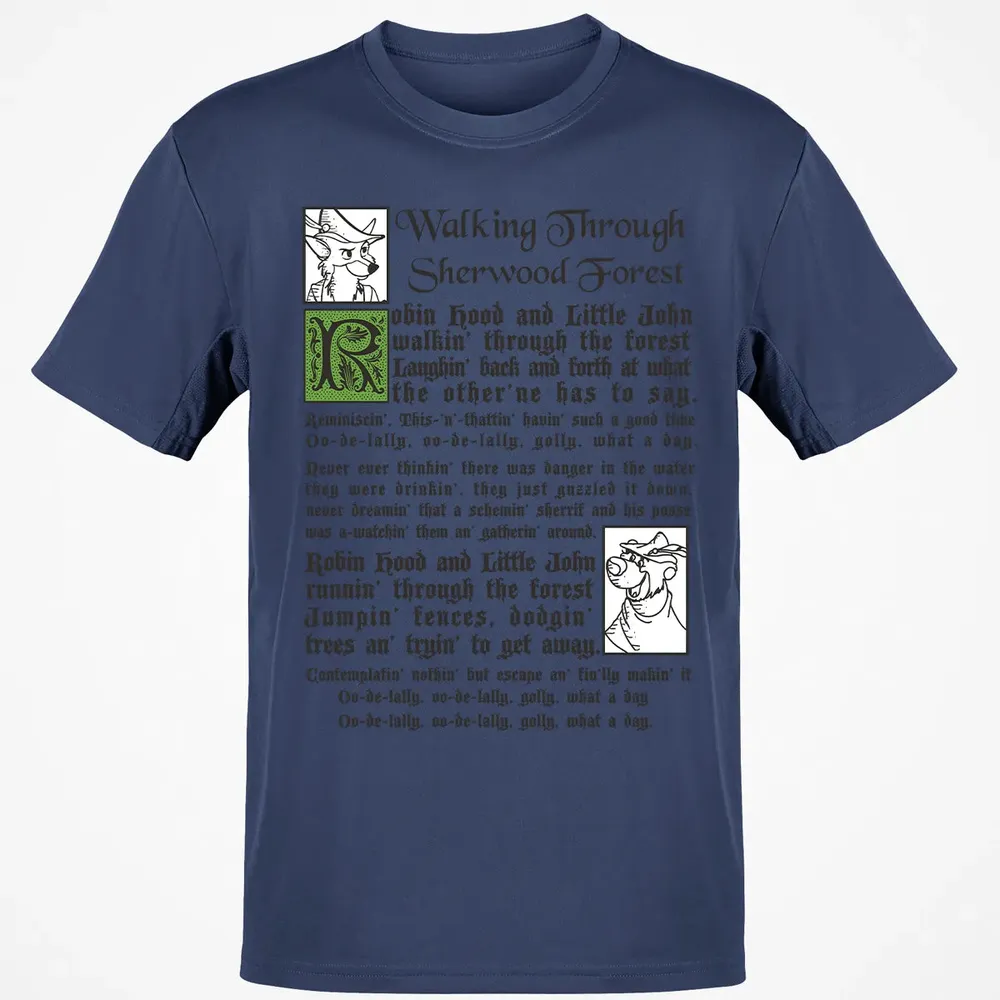 Walking Through Sherwood Forest Classic Unisex T-Shirt - 8