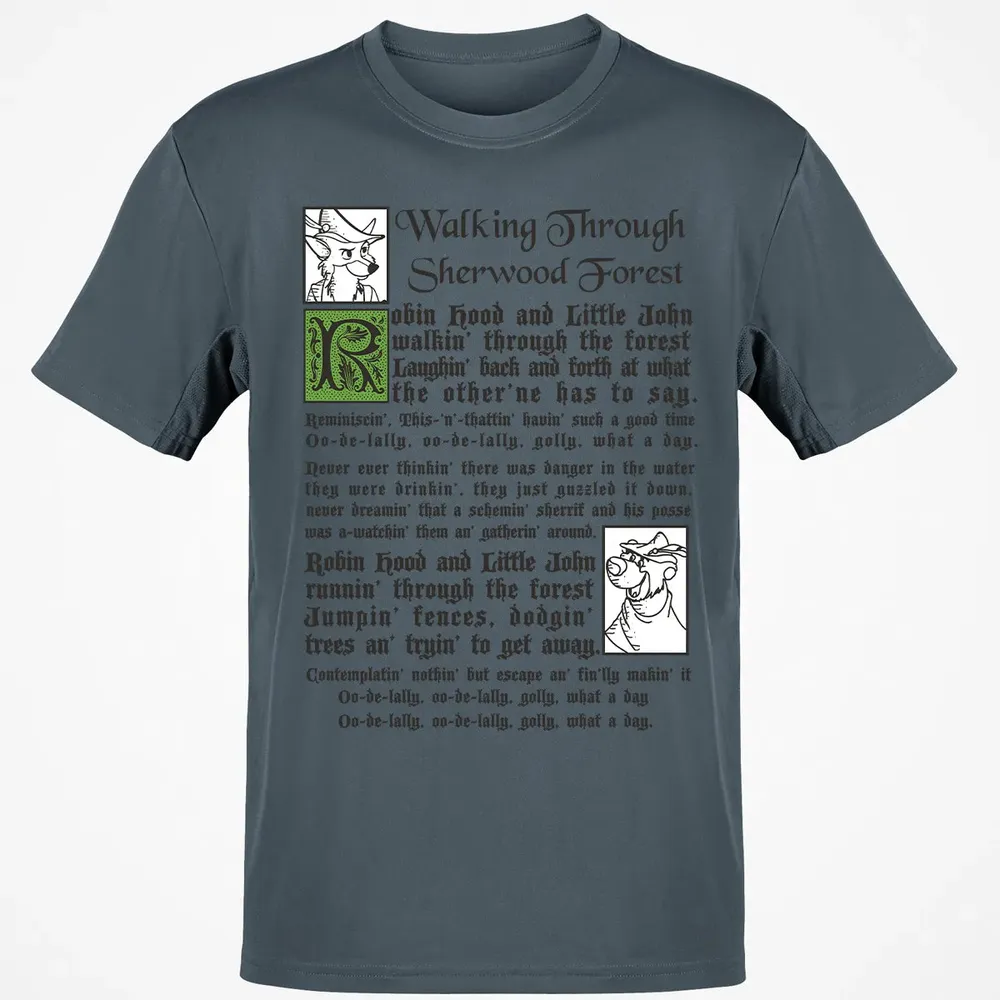 Walking Through Sherwood Forest Classic Unisex T-Shirt - 4