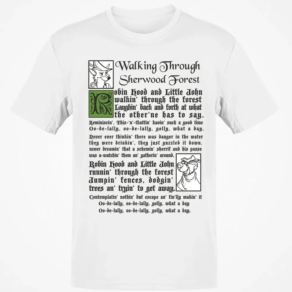 Walking Through Sherwood Forest Classic Unisex T-Shirt - 13