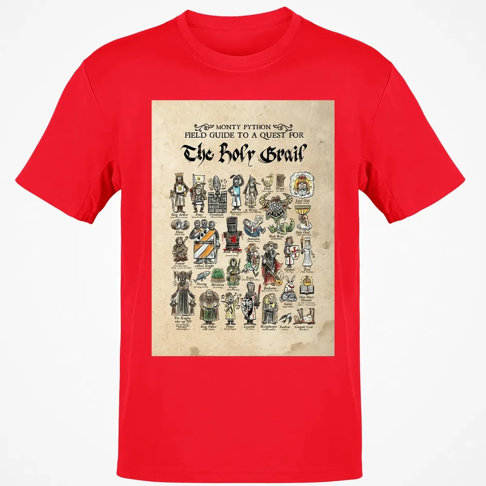 Field Guide To A Guest For The Holy Grail Classic Unisex T-Shirt - 11