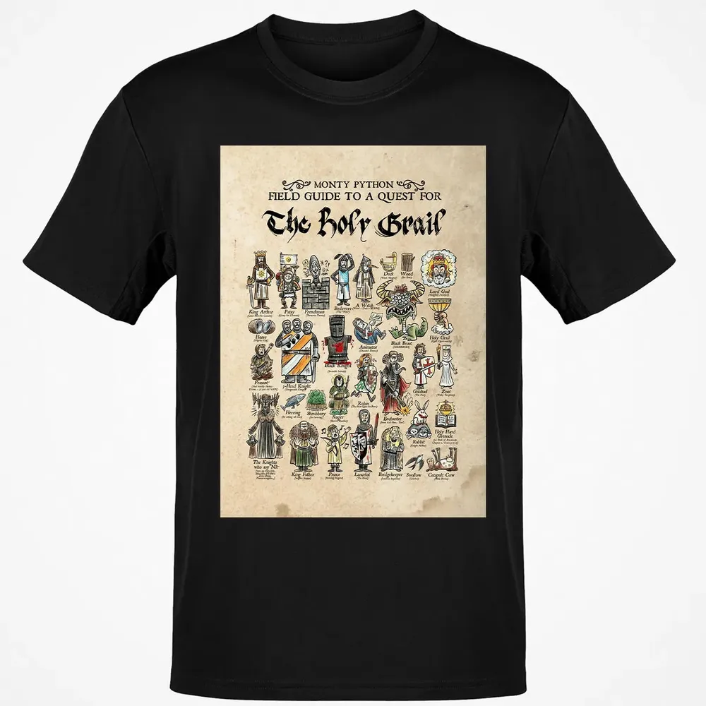 Field Guide To A Guest For The Holy Grail Classic Unisex T-Shirt - 2