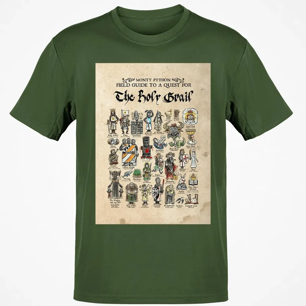 Field Guide To A Guest For The Holy Grail Classic Unisex T-Shirt - 7