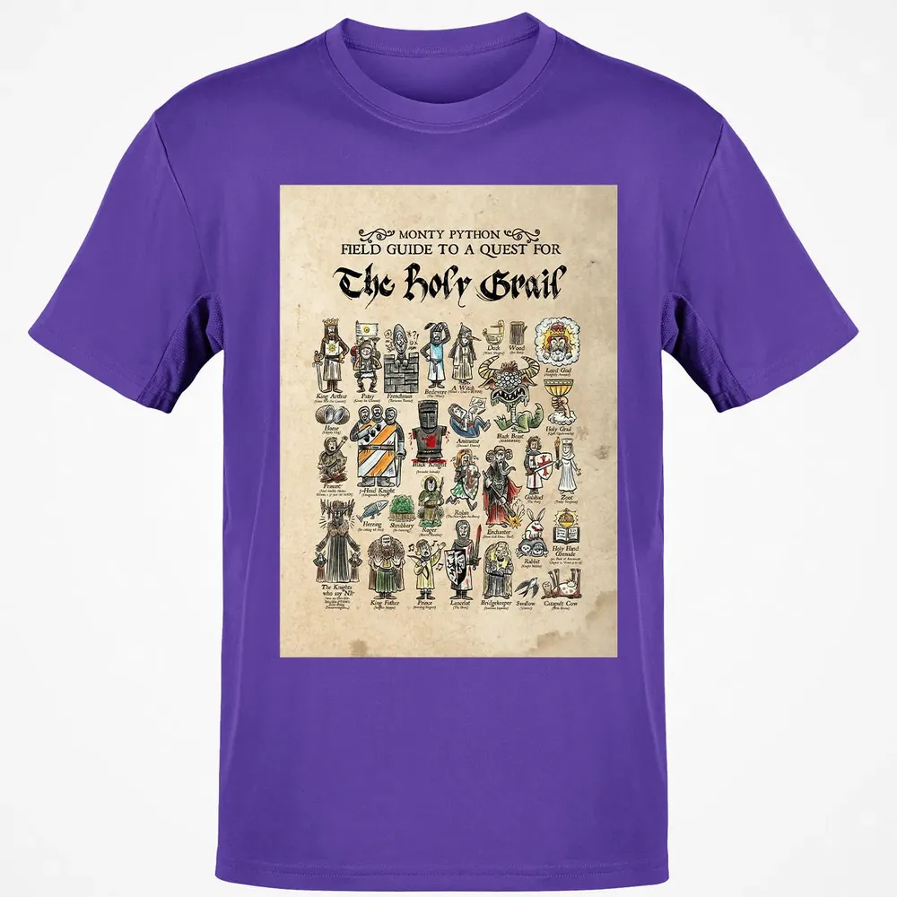 Field Guide To A Guest For The Holy Grail Classic Unisex T-Shirt - 10