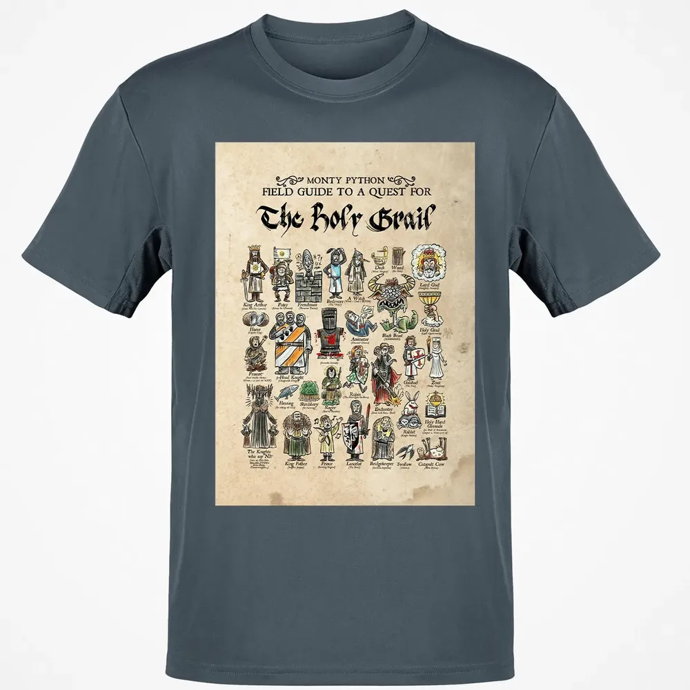 Field Guide To A Guest For The Holy Grail Classic Unisex T-Shirt - 4