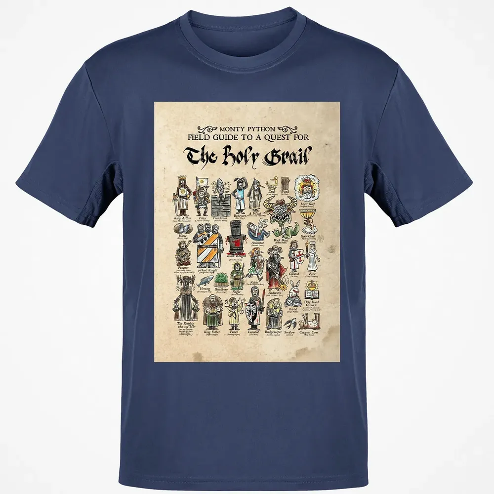 Field Guide To A Guest For The Holy Grail Classic Unisex T-Shirt - 8