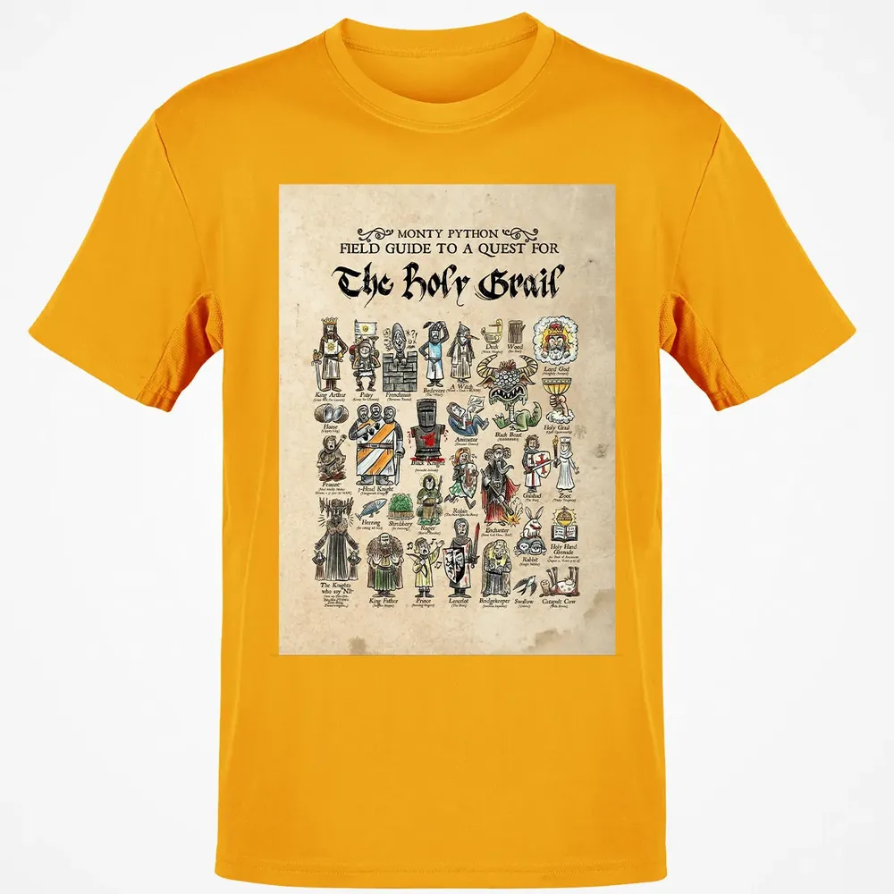 Field Guide To A Guest For The Holy Grail Classic Unisex T-Shirt - 5
