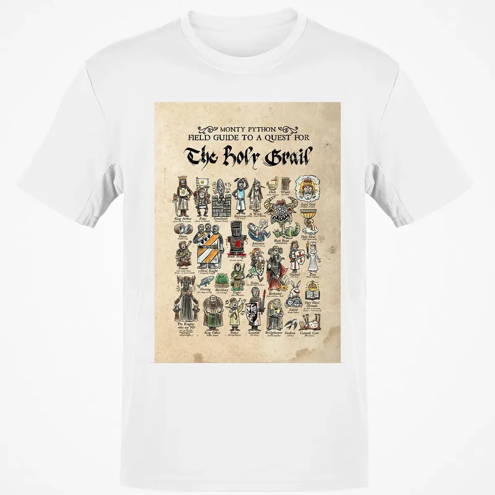 Field Guide To A Guest For The Holy Grail Classic Unisex T-Shirt - 13