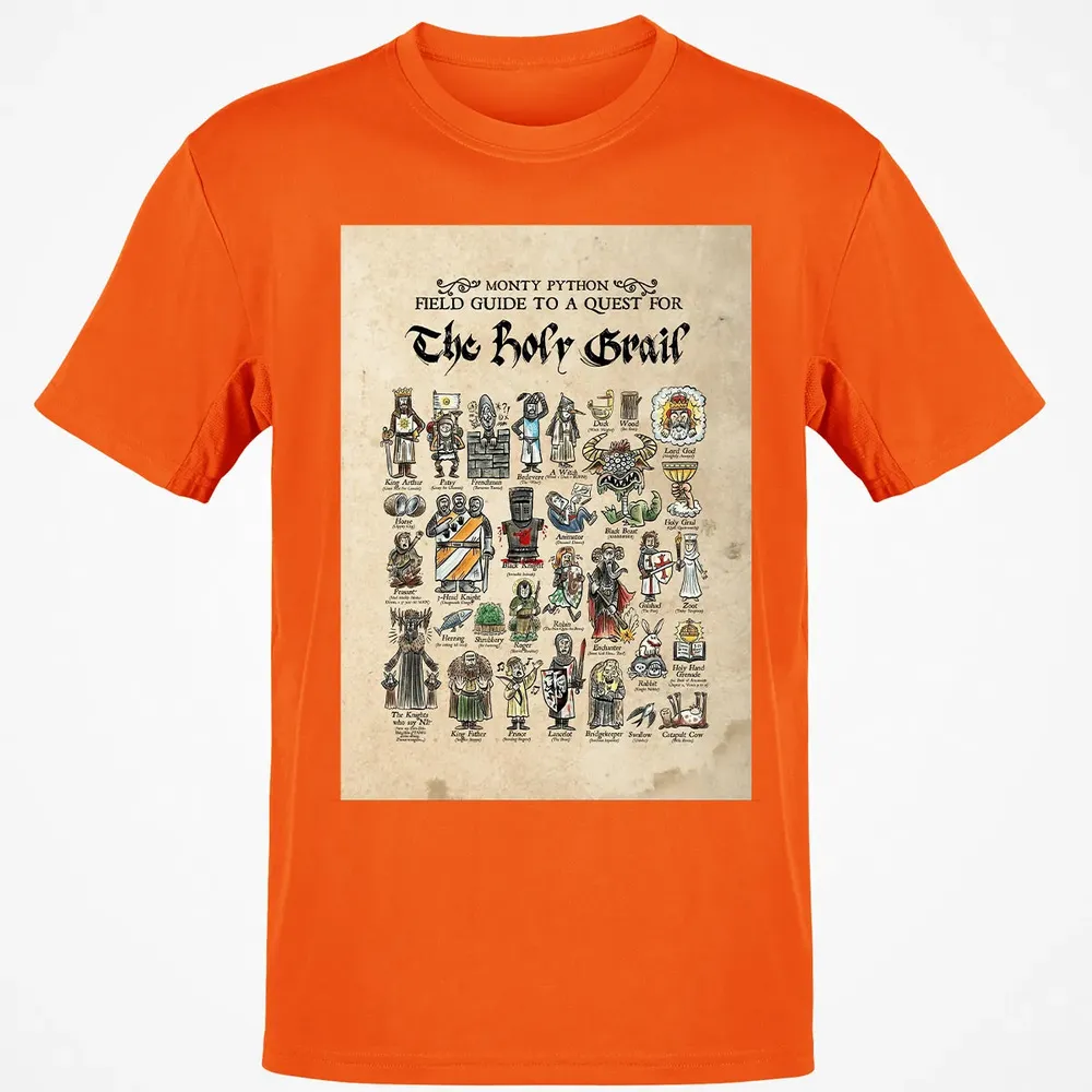 Field Guide To A Guest For The Holy Grail Classic Unisex T-Shirt - 9