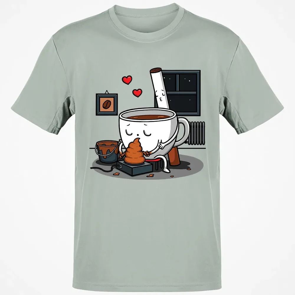 Coffee and Cigarette Classic Unisex T-Shirt - 3