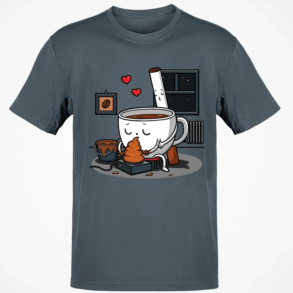 Coffee and Cigarette Classic Unisex T-Shirt - 4