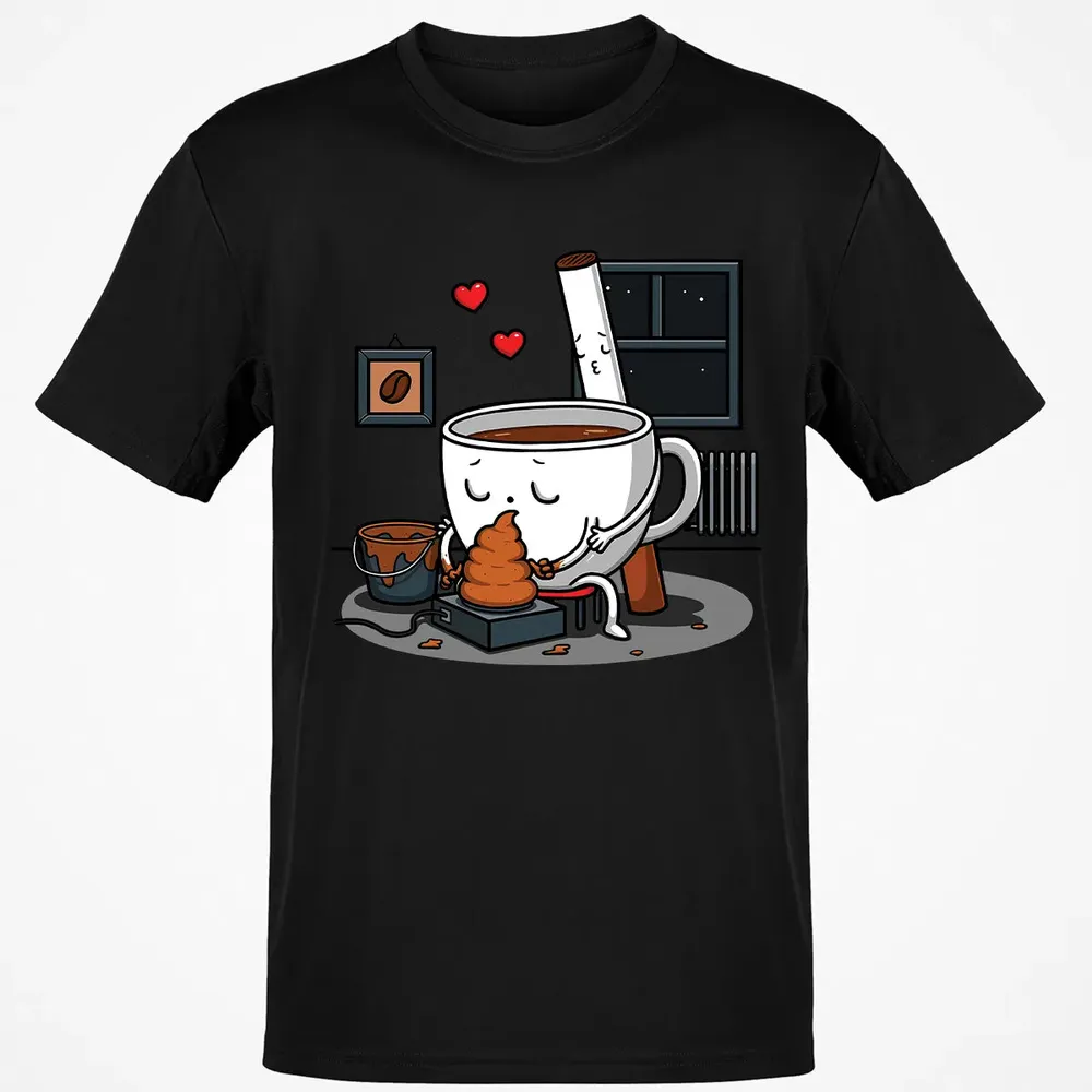 Coffee and Cigarette Classic Unisex T-Shirt - 2