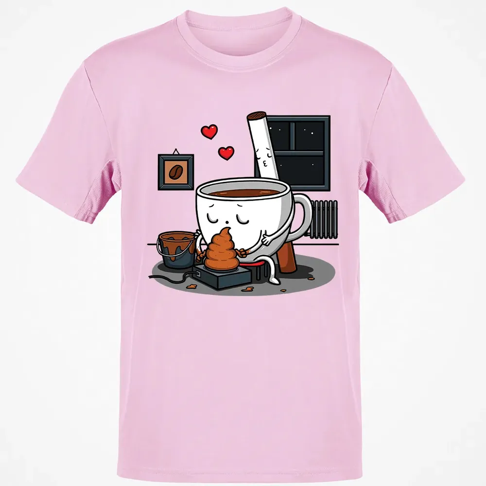 Coffee and Cigarette Classic Unisex T-Shirt - 6