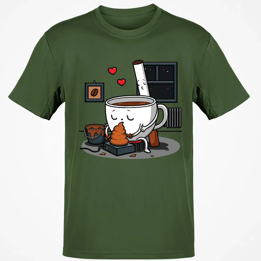 Coffee and Cigarette Classic Unisex T-Shirt - 7